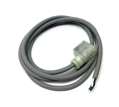 None | Canfield Connector Valve Plug Cordset 6' Length 3-Wire 48-120VDC/100-240VAC - New Other