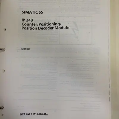 USED SIEMENS 6ES5 998-0TB22