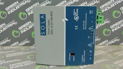 SOLA SDN 10-24-100 RED Redundant Power Supply Module 24VDC 10A Used