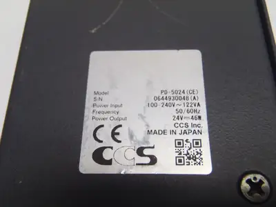 USED OMRON / CCS POWER SUPPLY 100-240V INPUT 24V OUTPUT