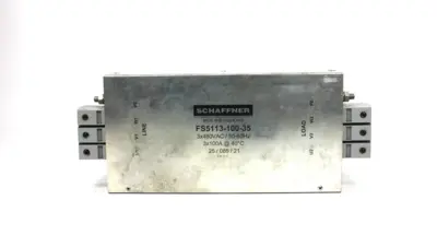 Schaffner FS5113-100-35 Line Filter, 480V AC
