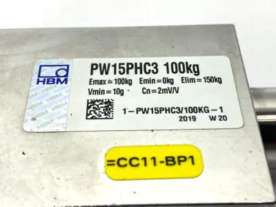 Used HBM Single Point Load Cell 100Kg Capacity Transducers Michigan US | Maverick Industrial Sales #1390748