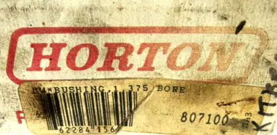 NEW HORTON 807100 MW BUSHING 1.375 BORE