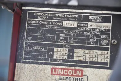 USED LINCOLN 400 AMP