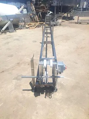 Conveyor, Trans Automation Technologies, 8" x 15', Stainless Steel Frame #5512921