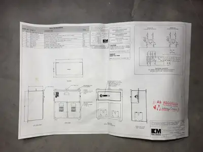 3 kVA x 2 Control Power Transfer Box 4160 pri. volts, 120/240 sec. volts