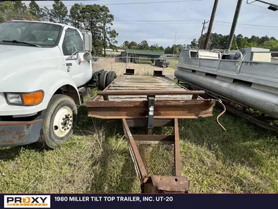 Used 1980 MILLER TILT TOP TRAILER, INC. UT-20 Tiltbed Trailers Texas US | Proxy Equipment #1385414