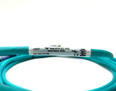 USED TURCK CORDSET NETWORK 4 PIN MALE / FEMALE U-41427