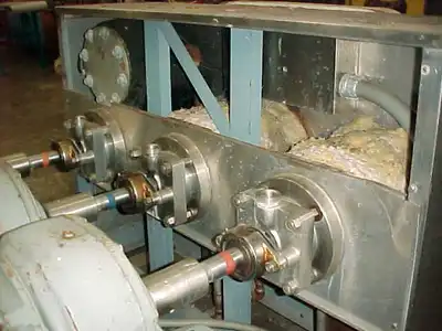 USED APV TRIPLE BARREL HEAT EXCHANGER APV HD620