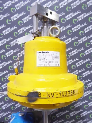 descote Klein 1" Pneumatic Actuated Valve Assembly BK1940 SE/FMA 2100BAT Used
