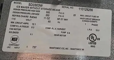 USED MANITOWAC SD0303W