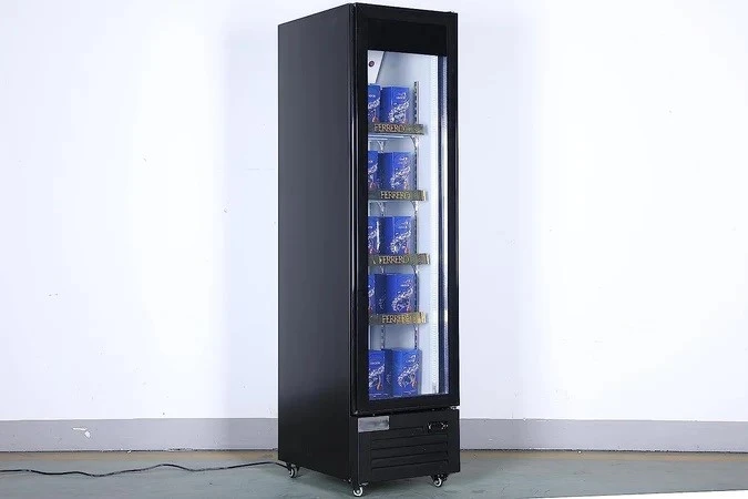 168-0028 AC SDGR 15''N Single Glass Door Self Contained Cooler