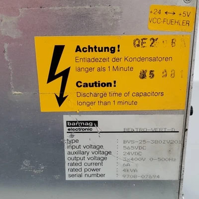USED barmag electronic 9708-07694