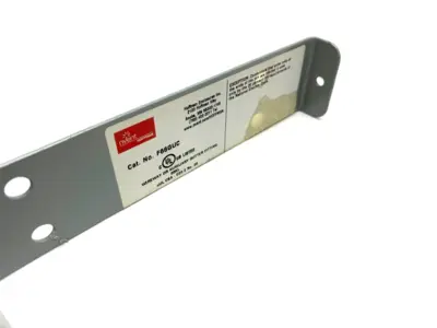 USED HOFFMAN U-CONNECTOR JOINING BRACKET 6" X 6" X 1.38" DEPTH