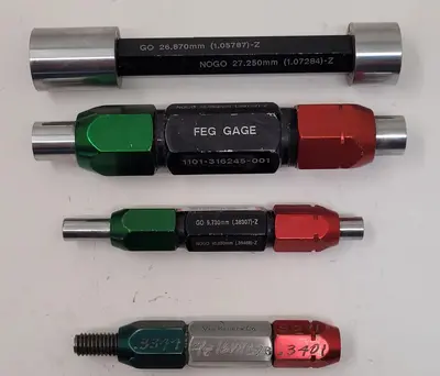 Used FEG GAGE GO/NO GO PLUG GAUGE Misc Industrial Equipment Kentucky US | Aucto #687095