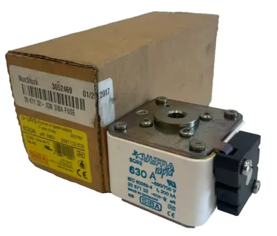 NEW SIBA SQB2 FUSE LINK 690V 630A 4 COUNT