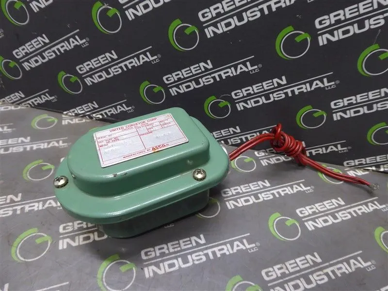 United Conveyor Corp. SK-1955-50 Solenoid Valve Coil 120VAC 60Hz Used