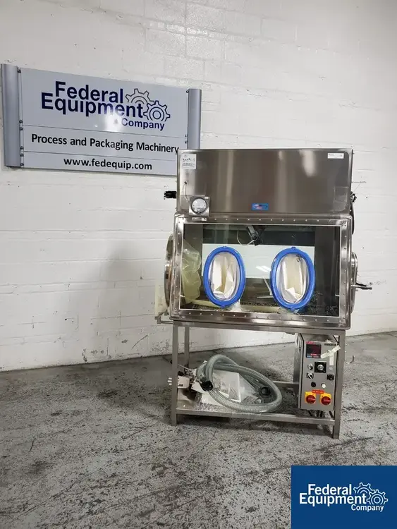 Used Walker 48" Walker Transfer Isolator Glovebox, 316L S/S, (2) Glove Glove Boxes Ohio US | Federal Equipment Company #130210