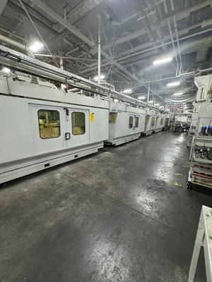 GROB Fully Automated CNC Machining System for V-6 Aluminum Engine Blocks