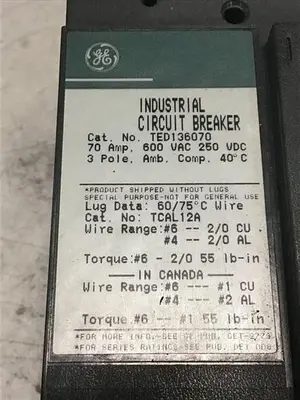 USED GE TED136070 / DISCONNECT