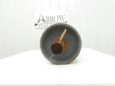 12" Dia x 26"W Conveyor Drive Pulley 1-15/16" Shaft Lagged Roller