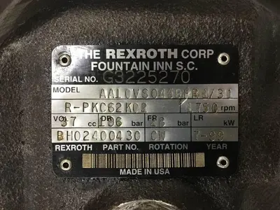 USED REXROTH AA10VSO45DFR131RPKC62K02