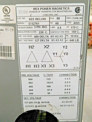 Used Rex _UNKNOWN_ Transformers Ohio US | Equipment Recovery Corp. #1330388