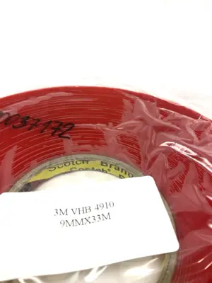 NEW 3M 9MM X 33M CLEAR DOUBLE SIDED ACRYLIC TAPE 40MIL