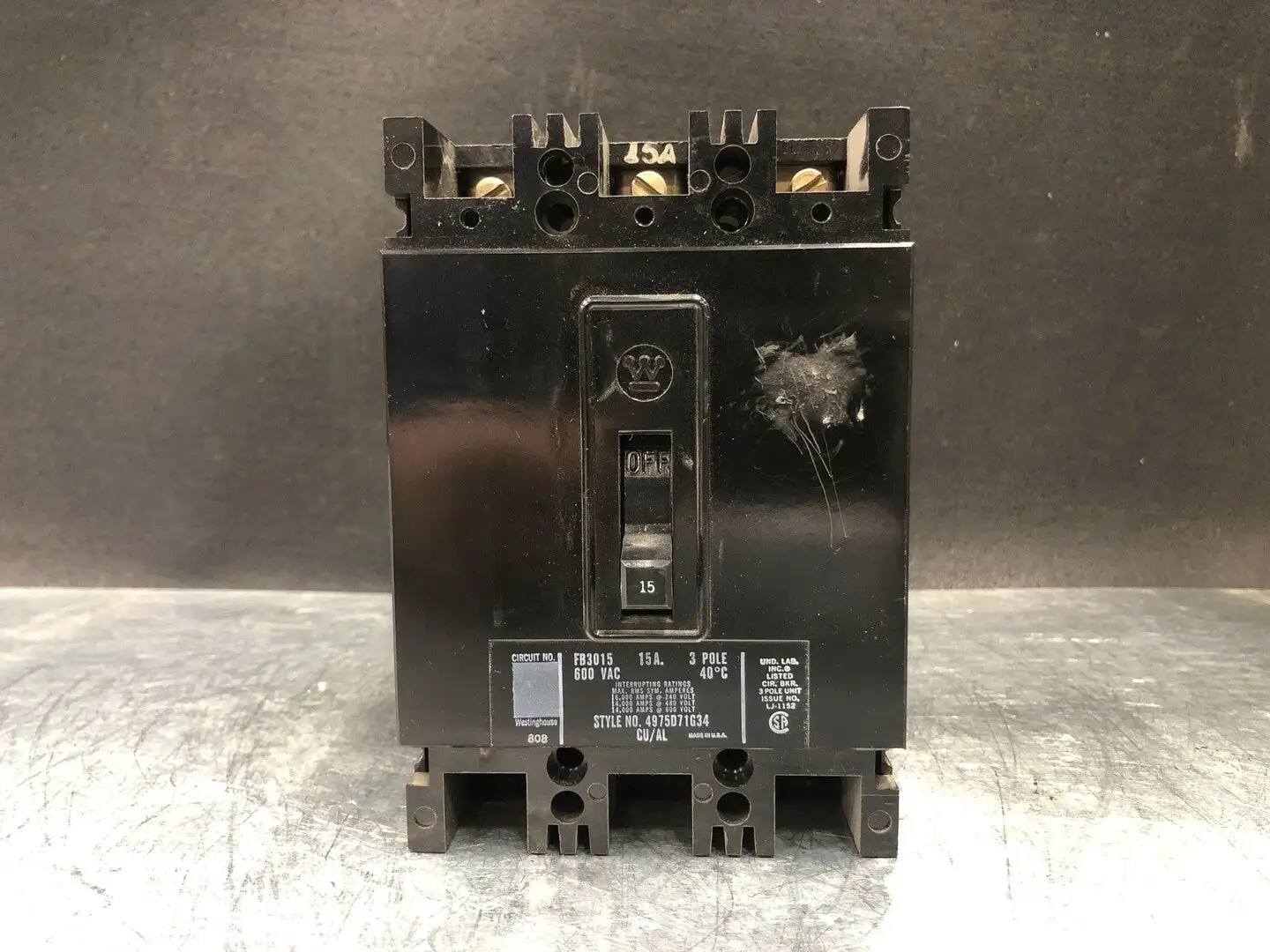 USED WESTINGHOUSE FB3015