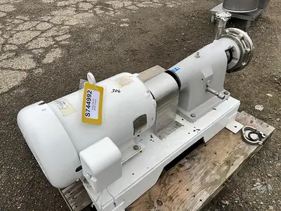 Pump, Centrifugal, 20 HP, Stainless Steel, Fristam, 2.5" In/Out #S744992
