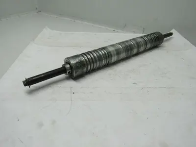 Aluminum Belt Drive Conveyor Roller 2-3/8"x 17"L W/3/4" Shaft 25-5/8" OAL