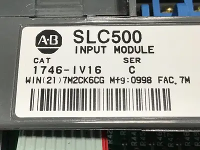 USED ALLEN BRADLEY 1746-IV16 SER C