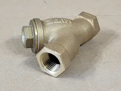 1/2" Brass Y-Strainer Valve Class 150  (Bag of 2)