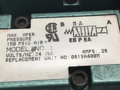 USED NUMATICS 081SA400M000061