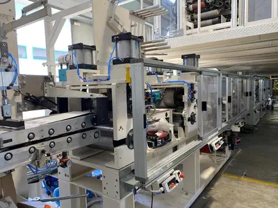 JOA TRADITIONAL BABY DIAPER LINE COMPLETE DRIVE UPGRADE AND REBUILD WITH ABB COMPONENTS IN 2024