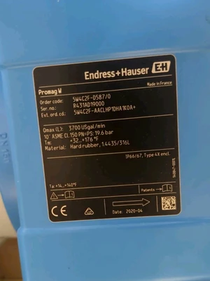 New | in-Stock Endress+Hauser 5W4C2F-D587/0 Meters - Misc Indiana US | J&J Industrial Supply #884405