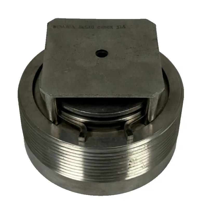 NEW DURABLA MFG. CO. 8008 BASIC CHECK VALVE 303SS 2" BSS 300-450DEG. F