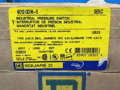 Used SQUARE D GDW5 Pressure Switches Ohio US | HGR 24 #1358804