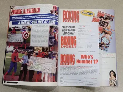 USED BOXING DIGEST AUGUST 2002