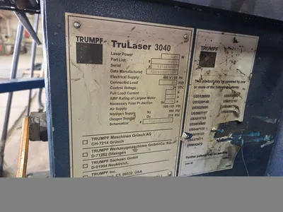 2010 TRUMPF TRULASER 3040 Laser Cutters | Global Machine Brokers, LLC (9)