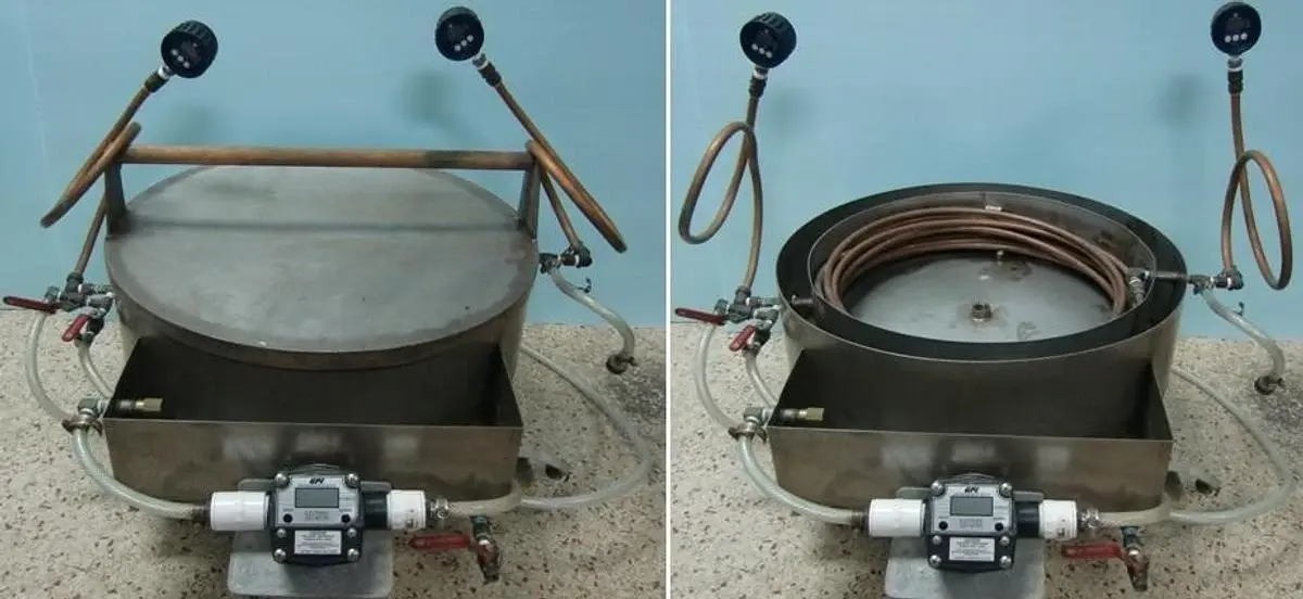 QTY. 1. STAINLESS STEEL HOME MADE FLOW LOOP TESTIN...