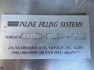 USED INLINE FILLING SYSTEMS FPD4PERI