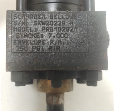 USED Schrader Bellows PAB102821 7.000