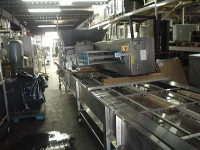 USED HINDS-BOCK MULTI-LANE MUFFIN BATTER DEPOSITING LINE