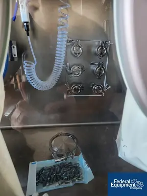 USED Telstar Industrial, S.L. 99" Telstar Compounding Isolator, S/S, (6) Glove