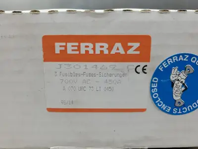 Used Ferraz J301469/C Fuses | Palmetto Automation #1149747