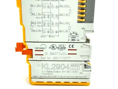 Used Beckhoff KL2904 Input / Output Modules Michigan US | Maverick Industrial Sales #1401585