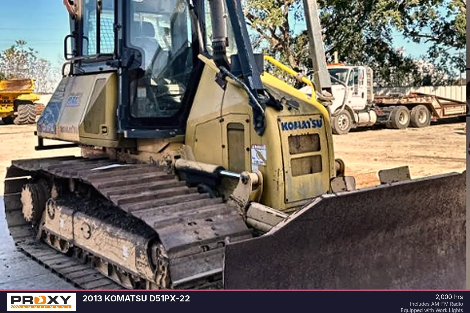 Used 2013 KOMATSU D51PX-22 Bulldozers Louisiana US | Proxy Equipment #1378061