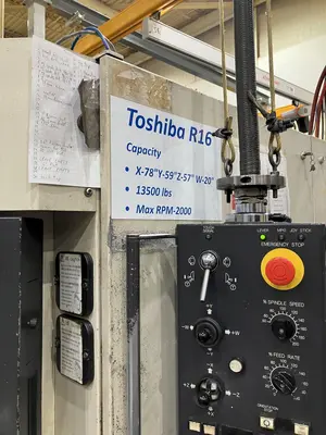 1996 TOSHIBA MACHINE BTD 110R16 Boring Mills, Horizontal, Table Type, CNC | Star Equipment Co., Inc. (7)