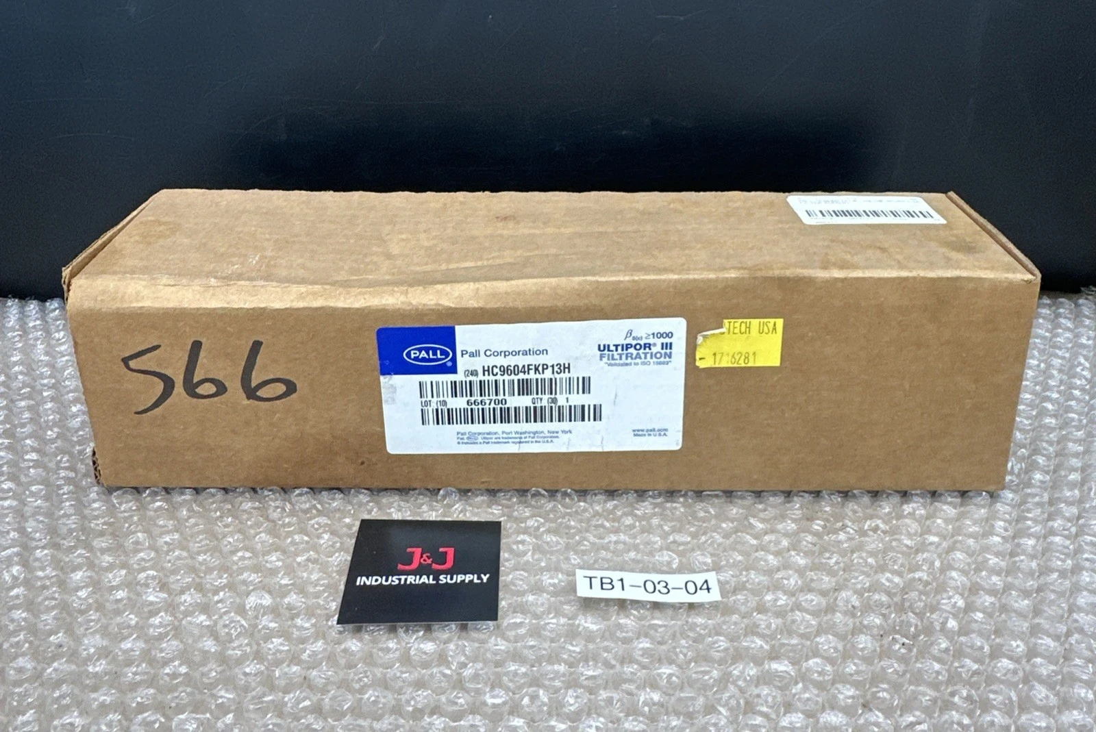 New | in-Stock Pall Corporation HC9604FKP13H Cartridge Filters Indiana US | J&J Industrial Supply #1275478